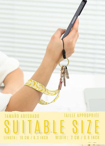 InnoBeta Keychains for Women, Cute Wrist Strap for Keys, Short Car Key Wristlet Lanyards in Saudi Arabia