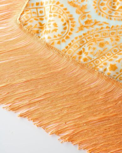 Velvet Shawl Scarf Wraps for Women, Burnout Print with Tassel, Can be Used As Shawl and Scarf,Free Size in Saudi Arabia