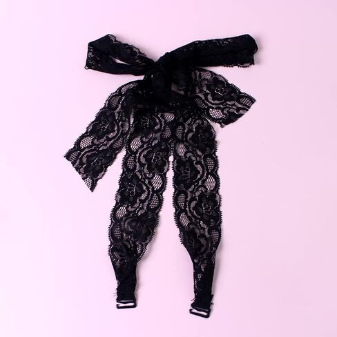 4 Pairs Lace Halter Neck Bra Straps Replacement Swimsuit Decorative Self Tie-knot Detachable Spare Bra Straps in Kuwait