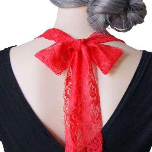4 Pairs Lace Halter Neck Bra Straps Replacement Swimsuit Decorative Self Tie-knot Detachable Spare Bra Straps in Kuwait