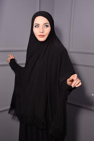 MUSLIM PRAYER DRESS FOR WOMEN TWO PİECE PRAYER CLOTHES PRAYING SET TWO PIECES SKIRT AND SCARF in Saudi Arabia