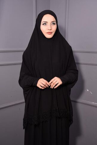 MUSLIM PRAYER DRESS FOR WOMEN TWO PİECE PRAYER CLOTHES PRAYING SET TWO PIECES SKIRT AND SCARF in Saudi Arabia