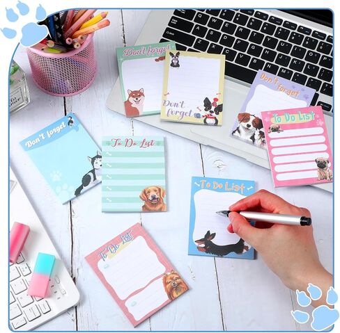 PerKoop 16 Pieces Funny Chickens Sticky to Do Notepad Chicken Scratch Chick Chicken Coop Lover Gifts Country Notebook Self Stick Note Pads for Hens Farm Lover,3 x 4 Inch 480 Pack in Saudi Arabia