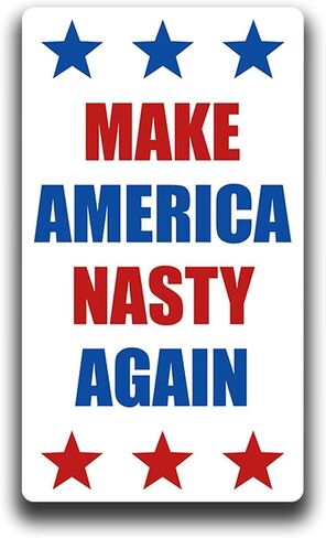 Funny United States of America Bumper Sticker Decal - for Cars, Trucks, Bumpers, Windows, Laptops. Tablets, Cups, Walls - 5.5 Inches at Largest Point (Free Tonight?) in Saudi Arabia