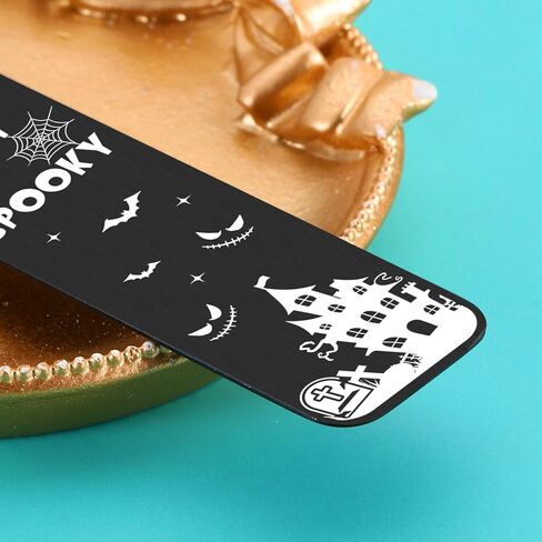 Spooky Bookmarks for Women Christmas Stocking Stuffers for Women Horror Bookmark for Book Lover Book Marks for Reading Women Men Bookish Gifts Spooky Basket Stuffers for Women in Kuwait