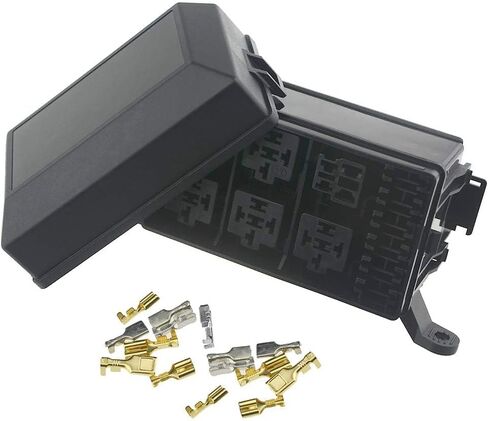 WMYCONGCONG 6 طريقة صندوق التتابع كتلة 6 ATC/ATO الصمامات حامل كتلة ث/41 قطعة محطات الأسلاك المعدنية للاستخدام البحري للسيارات in Kuwait