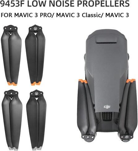4 pcs Noise Reduction Blades Propeller for DJI Mavic Mavic 3 Pro/Mavic 3 Classic/Mavic 3 in Kuwait