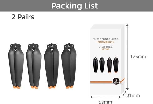 4 pcs Noise Reduction Blades Propeller for DJI Mavic Mavic 3 Pro/Mavic 3 Classic/Mavic 3 in Kuwait