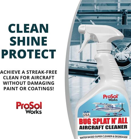 منظف ​​متعدد الأغراض للمركبات من Bug Splat N' All، 32 أونصة سائلة - رذاذ منظف المركبات لبقع الحشرات وأوساخ الطريق والقطران وفضلات الطيور والمزيد - منظف السيارة لجميع أنواع المركبات - آمن على جميع الأسطح in Kuwait