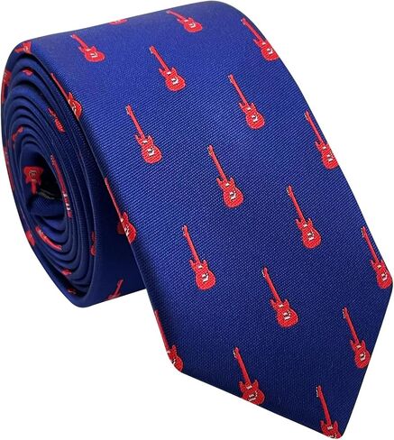 Retreez Music & Arts Ties | Neckties for Men | Microfiber 2.4" Skinny Ties in Saudi Arabia