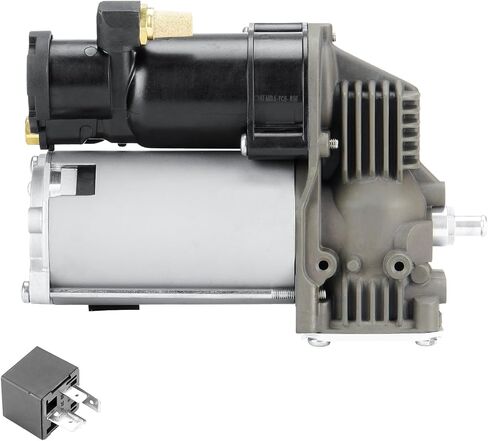 Air Suspension Compressor Pump Fit for Land Rover 2017-2021 Discovery Range Rover Range Rover Sport, 2018-2021 Range Rover Velar, Air Ride Compressor Pump with relay, Replace for LR095838, LR140036 in Saudi Arabia