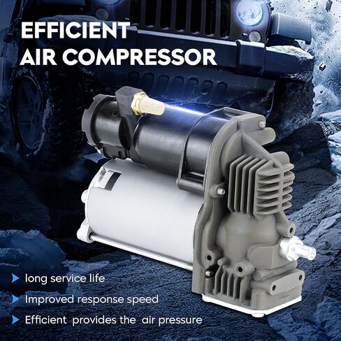 Air Suspension Compressor Pump Fit for Land Rover 2017-2021 Discovery Range Rover Range Rover Sport, 2018-2021 Range Rover Velar, Air Ride Compressor Pump with relay, Replace for LR095838, LR140036 in Saudi Arabia