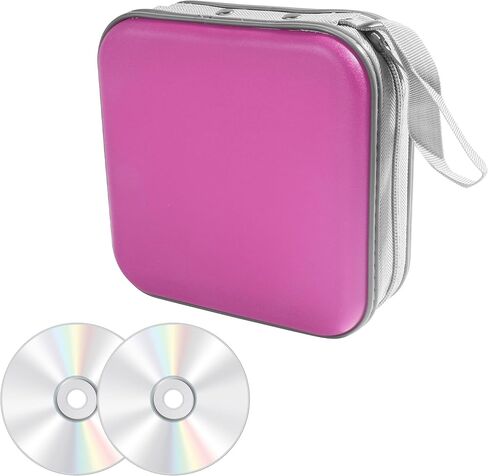 48 Capacity CD Case,DVD Case,Car Accessories CD Case Holder,DVD Holder,CD Holder for Car,Portable Car CD Holder,CD Wallet DVD Organizer,CD Case for Car,DVD Storage for Car Travel (Black) in Saudi Arabia
