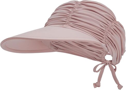 Century Star Sun Visor Hat for Women Wide Brim Sun Hats UPF 50+ UV Protection Summer Foldable Ponytail Beach Hats Pink One Size in Saudi Arabia