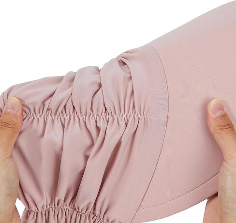 Century Star Sun Visor Hat for Women Wide Brim Sun Hats UPF 50+ UV Protection Summer Foldable Ponytail Beach Hats Pink One Size in Saudi Arabia