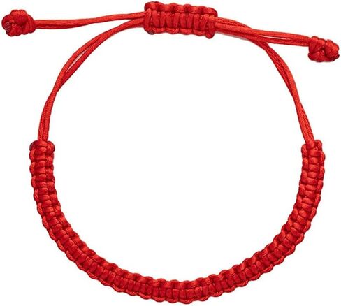 Pingyongchang 2PCS String Bracelets for Women Men Couple Handmade Red Black Buddhist Tibetan Adjustable Woven Rope Bracelet for Protection and Luck Friendship Bracelet in Saudi Arabia