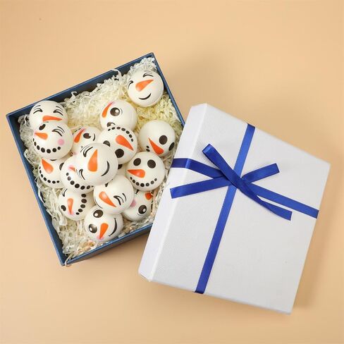 60 قطعة من كرة الإجهاد على شكل ندفة الثلج، ألعاب الإجهاد في عيد الميلاد، كرات الثلج الأولى لمحاربة كرات ندفة الثلج، ألعاب تخفيف التوتر الحسية، هدايا حفلات الكريسماس والشتاء، حقيبة حشو، هدايا للأولاد والبنات in Kuwait