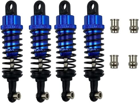 1/10 RC Oil Filled Shocks for Tamiya TT02 TT01 Shocks Damper M05 TA05 On Road Tamiya Rc Car Front Rear Shocks Hops Up Upgrade Parts(Black) in Kuwait