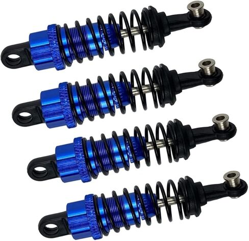 1/10 RC Oil Filled Shocks for Tamiya TT02 TT01 Shocks Damper M05 TA05 On Road Tamiya Rc Car Front Rear Shocks Hops Up Upgrade Parts(Black) in Kuwait