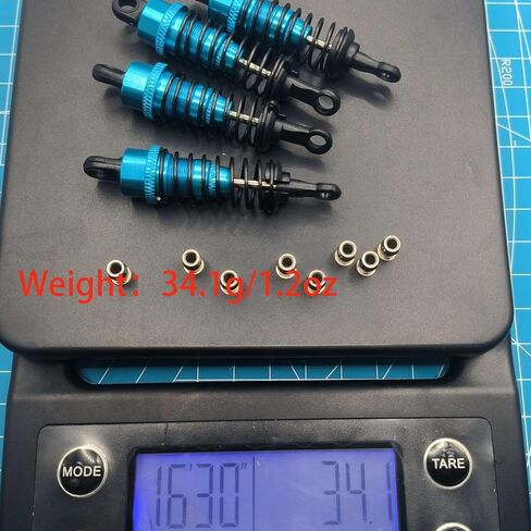 1/10 RC Oil Filled Shocks for Tamiya TT02 TT01 Shocks Damper M05 TA05 On Road Tamiya Rc Car Front Rear Shocks Hops Up Upgrade Parts(Black) in Kuwait