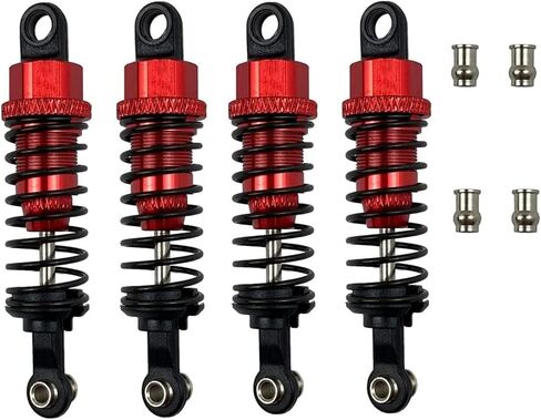 1/10 RC Oil Filled Shocks for Tamiya TT02 TT01 Shocks Damper M05 TA05 On Road Tamiya Rc Car Front Rear Shocks Hops Up Upgrade Parts(Black) in Saudi Arabia