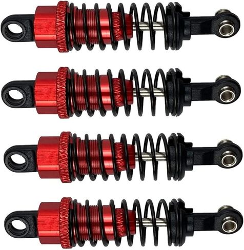 1/10 RC Oil Filled Shocks for Tamiya TT02 TT01 Shocks Damper M05 TA05 On Road Tamiya Rc Car Front Rear Shocks Hops Up Upgrade Parts(Black) in Saudi Arabia