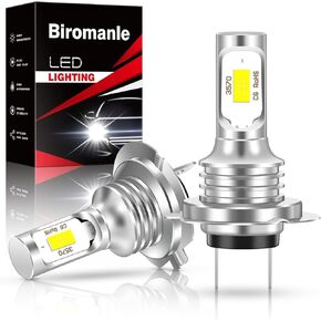 H7 Motorcycle fog light Bulbs Compatible with Kawasaki ZX636 Ninja ZX-6R ZX6R (year:2005-2006 2009-2015),High Brightness 8000LM 6000K White light, H7 Fog Light Bulbs,Interior lights Bulbs,Pack of 2