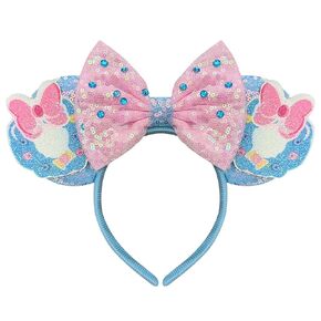 Tiana Mouse Ears Princess Mouse Ears Headband for Women Sequin Bows Headband for Adult