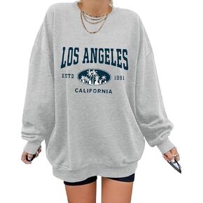 سترة برسومات كبيرة الحجم من ORANDESIGNE للنساء بلوفر بياقة دائرية وأكمام طويلة ملابس خريف غير رسمية بغطاء للرأس 2024 in Kuwait