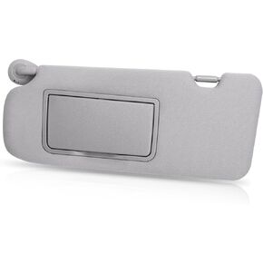 Grey Left Driver Side Sun Visor with Mirror Compatible with Honda CRV 2017 2018 2019 2020 2021 2022 Replace# 83280-TLA-A62,83280-TLY-H11ZB