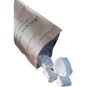 White Clay Edible Kaolin, (8 Oz, 250 gr.), Natural Clay, Chunks Natural for Eating