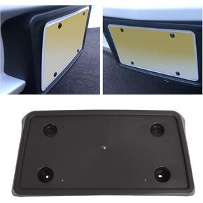 ECOTRIC Front License Plate Bracket Compatible with 2007-2014 Chevy Silverado 1500 2500 3500 License Plate Frame Holder Replace for 15781554 GM1068120