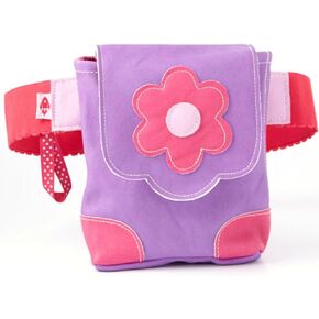 Original Premium Little Girls' Purse | Fashionable! Fun! & Hands Free! | Ideal Girl Gift | Perfect for Ages 4+ (Purple Bag + Belt)