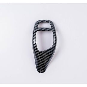Car Sticker Decal Gear Shift Knob Panel Carbon Color ABS Trim Frame fit for BMW F20 F21 F22 F23 F30 F31 F32 F33 F34 F35 F36 Accessories (Style C)