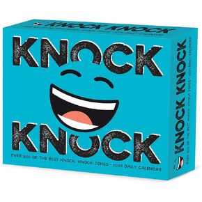 Willow Creek Press Licensed "Knock Knock" Jokes 2025 6.2" x 5.4" Box Calendar