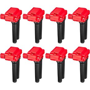 Set of 8 Ignition Coil UF504 Compatible with Chrysler Aspen 300 Dodge Challenger Charger Durango Magnum Ram 1500 2500 Grand Cherokee Commander V8 5.7L 6.1L 6.2 6.4L Replacement for C1526