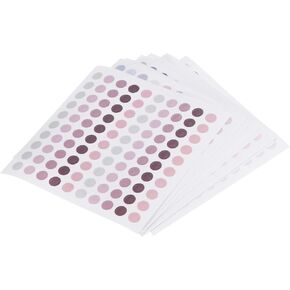 PATIKIL 5000 Dots 4mm Washi Dots Round Labels Colored Coding Sticker Sheet Self-Adhesive for Home Office 10 Colors
