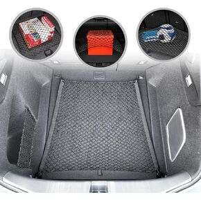 Floor Style Automotive Elastic Trunk Mesh Cargo Net for Acura Integra 2023-2025 - Premium Trunk Organizers and Storage - Luggage Net for Sedan - Best Car Organizer for Acura Integra (DE)