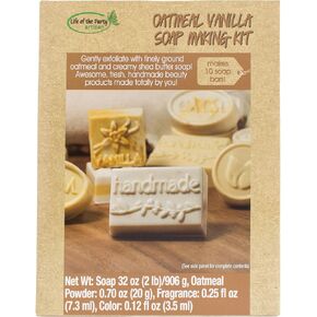 Life of the Party Oatmeal Vanilla Soap Making Kit,
