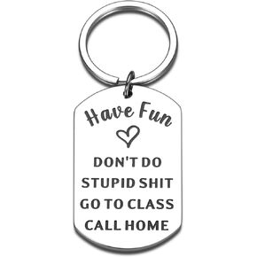 Stocking Stuffers for Teen Girls Boys Dont Do Stupid Sh T Keychain Cool Gifts for College Girl Cool Stuff Christmas Gifts for Kids College Gifts Top Gifts for College Students Gifts for College Girls