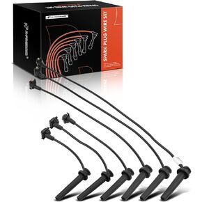 A-Premium Ignition Spark Plug Wires Set of 6 Compatible with Ford Taurus & Mercury Sable, 1996 1997 1998 1999 2000, 3.0L, Replace# F5PZ12259G
