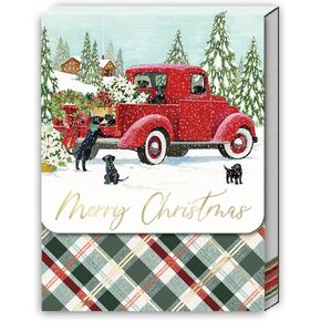 دفتر ملاحظات للجيب لعيد الميلاد على شكل شاحنة حمراء من بانش ستوديو (47318) in Kuwait