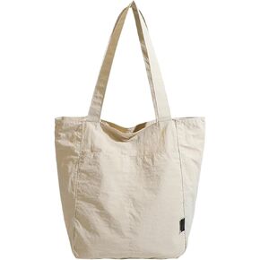 Barsine Tote Bag for Women Men Tote Purses and Handbags Lightweight Nylon Shoulder Bag for Work Travel Gym Yoga Dance