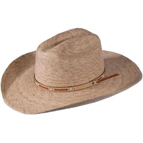 Outback Trading Company Lone Tree Summer Breathable Lightweight Palm Straw Outdoor Cowboy Hat