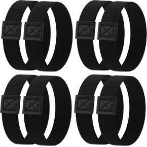 4Pairs Elastic Shoe Strap Lace Band Detachable Shoe Straps for High Heels Anti-Loose Shoe Straps Wide Elastic Shoe Band Strap Replacement Ankle Straps for Heels Holding Loose High Heels Shoes