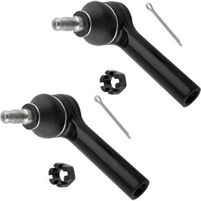 Pair (2) Front Outer Tie Rod Ends Driver and Passenger Side For 1986-1995 For Ford Taurus, 1988-1994 For Lincoln Continental, 1986-1995 For Mercury Sable ES2513