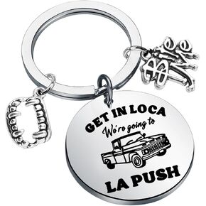 Twilight Movie Merchandise Gift Vampire Car Lovers Gift Fork Washington Gift Get In LOCA We Are Going To La Push Keychain