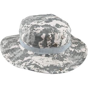 squaregarden Military Camo Fishing Boonie Hat Hunting Bucket Hats/Army Green