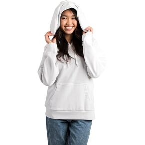 Bioworld Cinnamoroll Adult White Cosplay Hoodie With 3D Ears and Embroidery