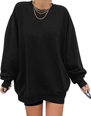 ORANDESIGNE Oversized Graphic Sweatshirt for Women Long Sleeve Crewneck Pullover Casual Fall Hoodie Tops 2024 in Kuwait